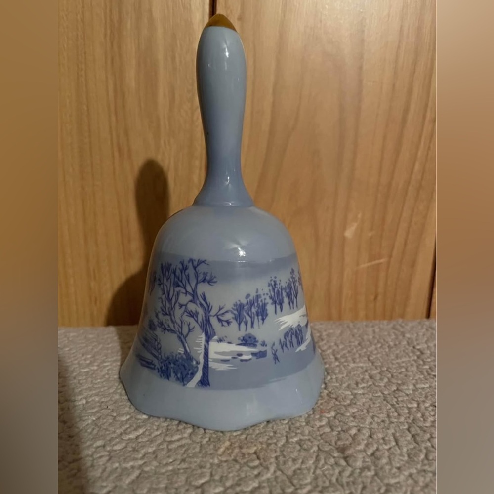 Blue and White Decorative Bell